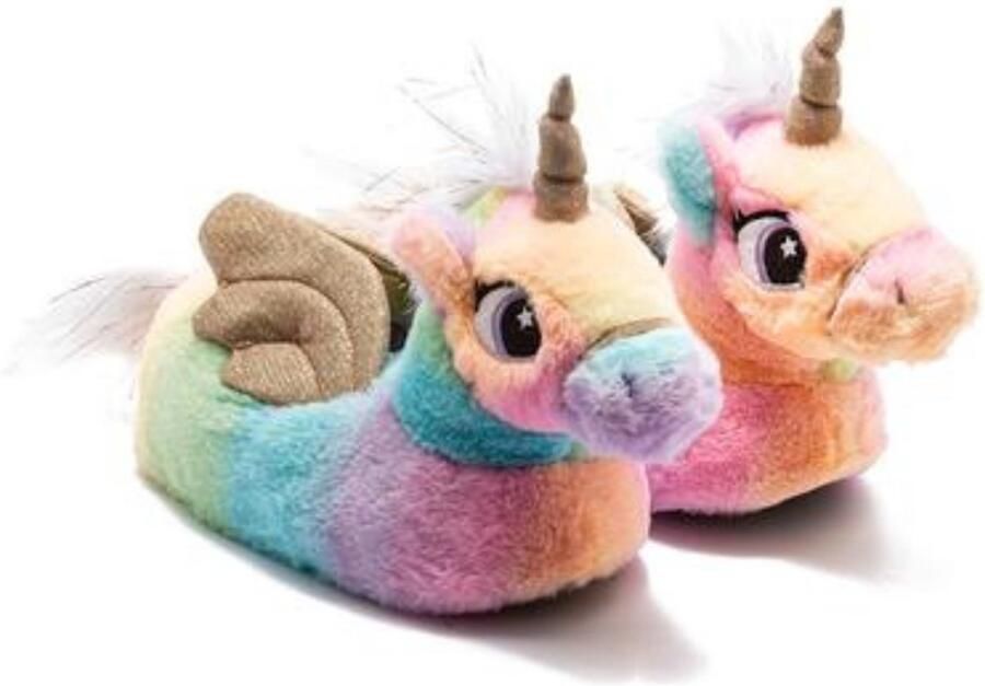 Twigy Berussa Kinderen Pluche Pantoffels Dames Sloffen Pantoffels Dieren -Lea Kleurrijk Patroon