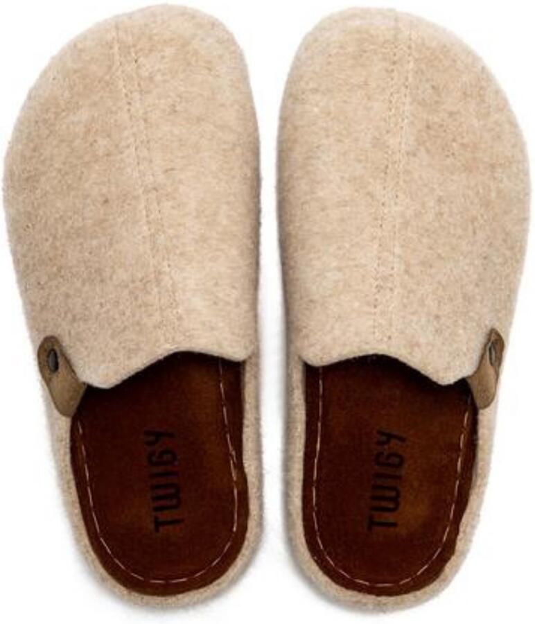 Twigy Berussa Teina- Dames Sloffen Huispantoffels Warme Vilten Pantoffels Anti Slip