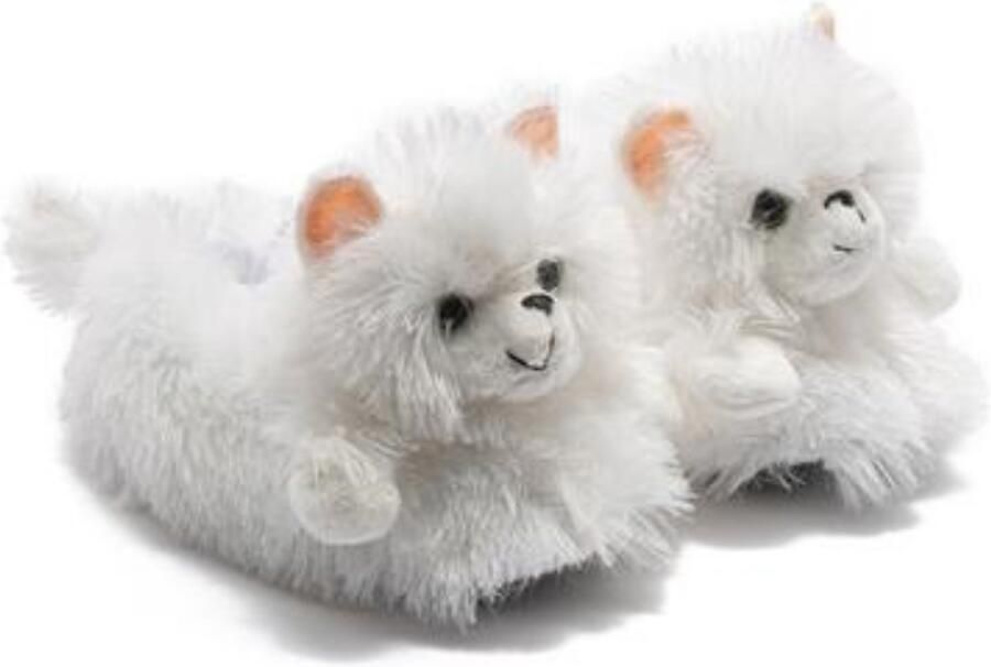 Twigy Berussa Witte Kat Dames Pantoffels Pluche Katten Sloffen Warm & Antislip t m 41 Origineel Cadeautje