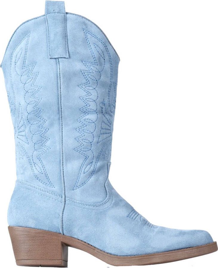 Cowboy Boot Quinn Blauw 38 Cowboylaarzen Dames Twinkels