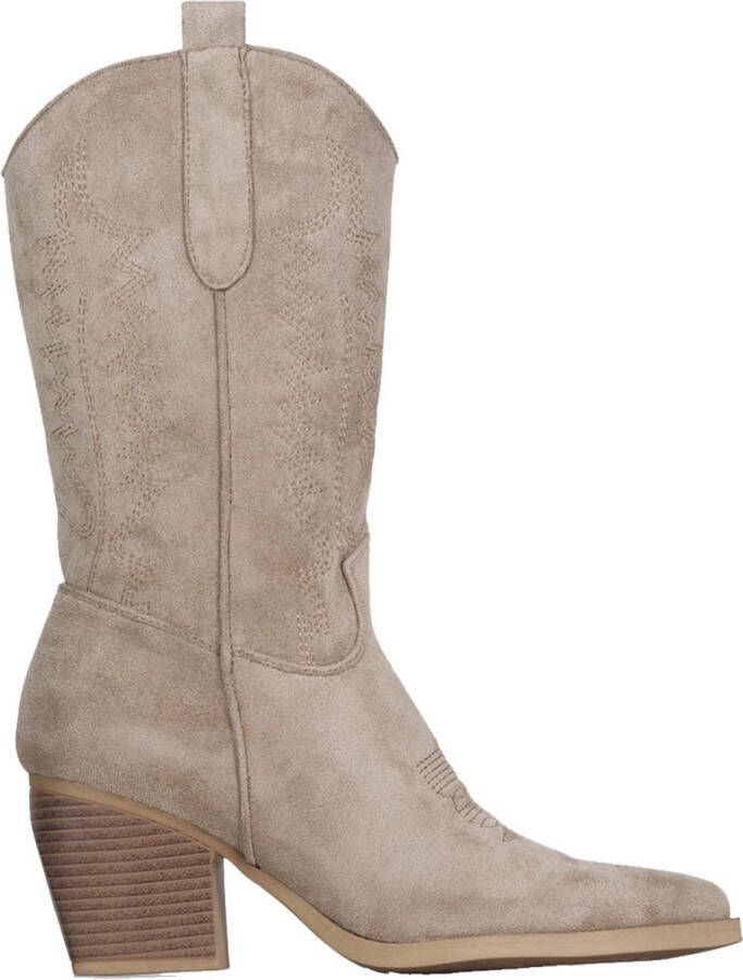 Cowboy Boot Rowie Taupe 37 Cowboylaarzen Dames Twinkels