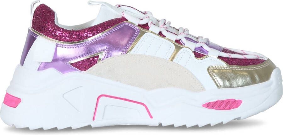 Autry Sneakers van mesh en leer met suède