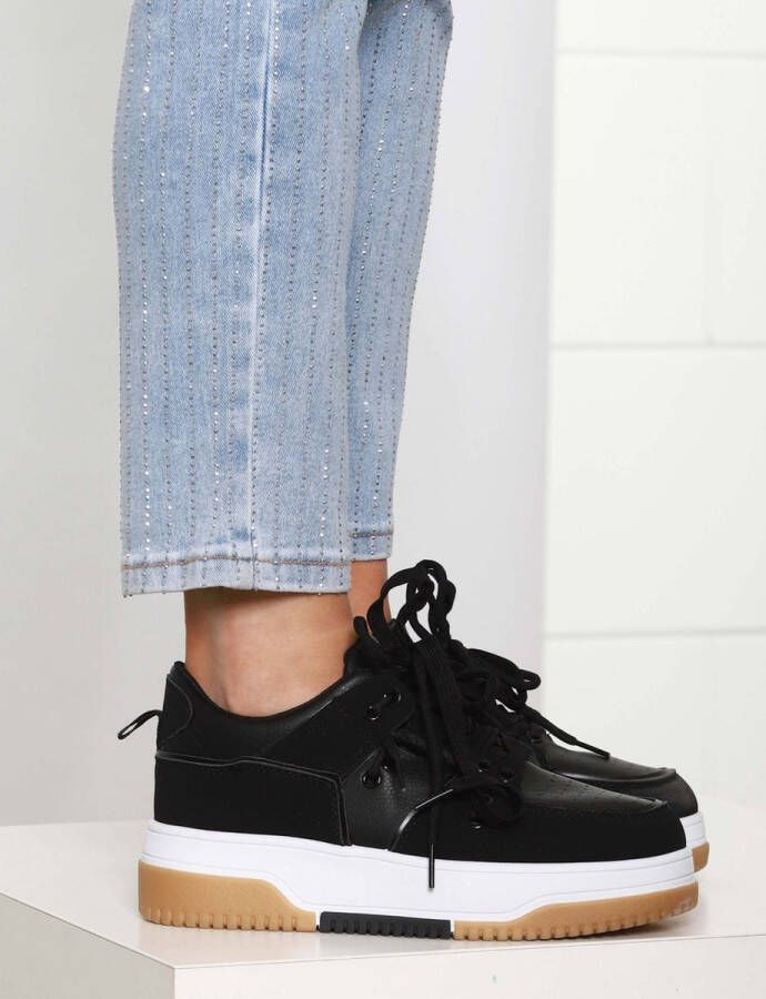Sneaker Loes Zwart 40 Dames Twinkels