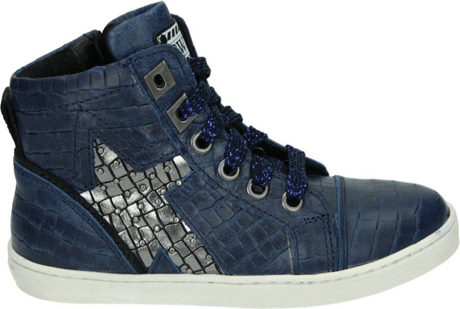 Twins 320615~~~~~~~~~~~~~~~~~~~~~~~~ MeisjesHalf-hoogKindersneakers Blauw