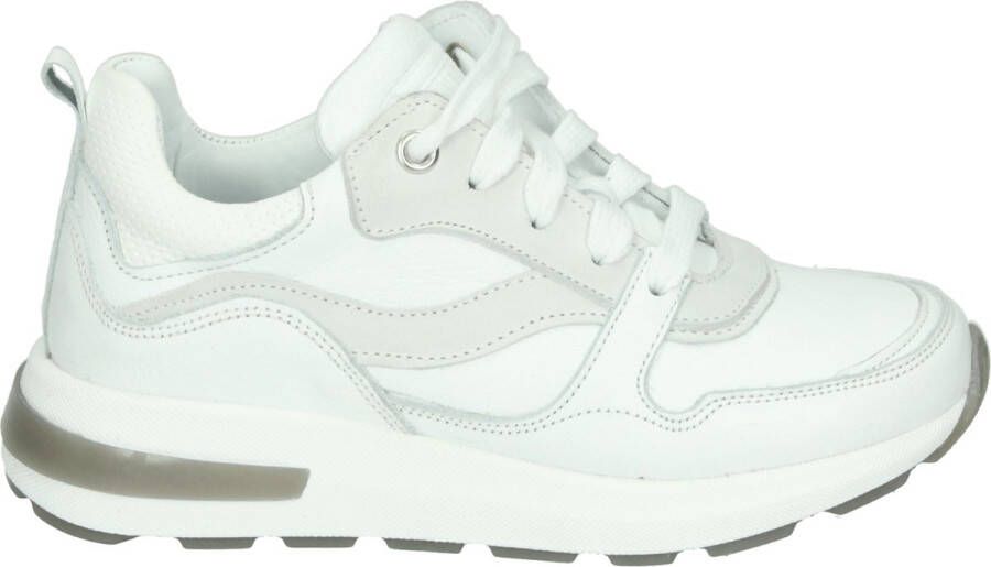 Twins 322145~~~~~~~~~~~~~~~~~~~~~~~~ Meisjes Lage schoenenKindersneakers Wit beige