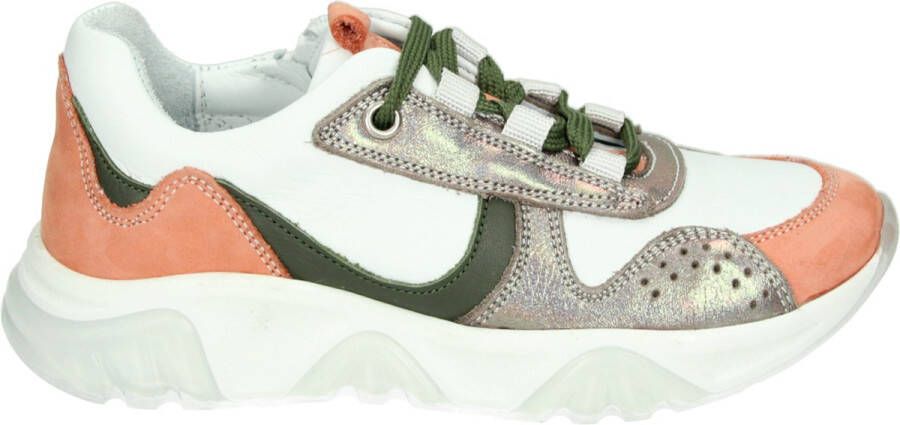 Twins 322155~~~~~~~~~~~~~~~~~~~~~~~~ MeisjesLage schoenenKindersneakers Wit beige