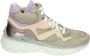 Twins 322661 Kinderen MeisjesHalf-hoogKindersneakers Wit beige - Thumbnail 1