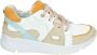 Twins 323130~~~~~~~~~~~~~~~~~~~~~~~~ MeisjesLage schoenenKindersneakers Wit beige - Thumbnail 1