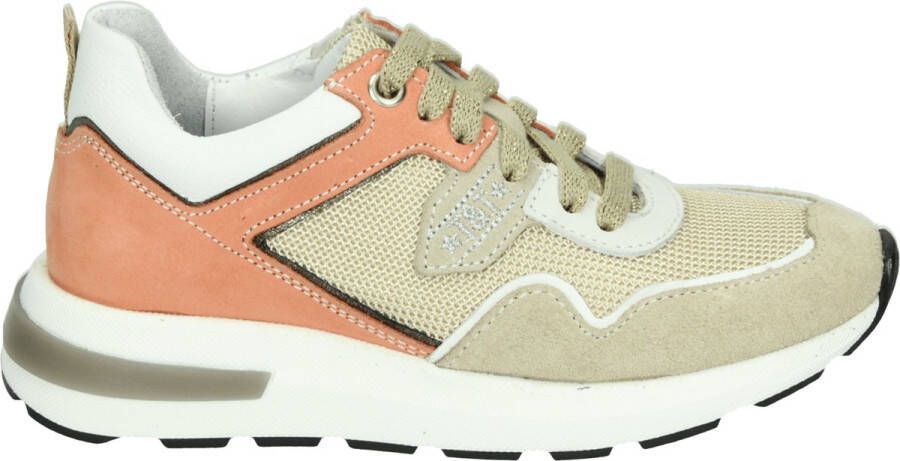 Twins 323162~~~~~~~~~~~~~~~~~~~~~~~~ MeisjesLage schoenenKindersneakers Wit beige