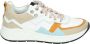 Twins 323175~~~~~~~~~~~~~~~~~~~~~~~~ MeisjesLage schoenenKindersneakers Wit beige - Thumbnail 1