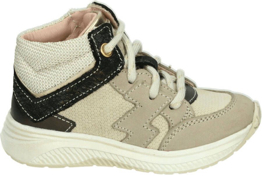 Twins 325600 EEF MeisjesHalf-hoogKindersneakers Wit beige