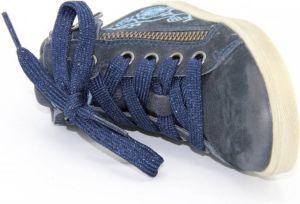 Twins enkelhoge blauwe sneaker 601-breedte