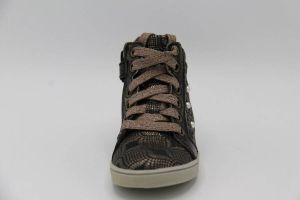 Twins brons kleurige sneaker met print- 319601997- breedte