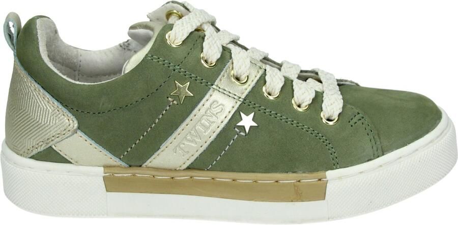 Twins 320171~~~~~~~~~~~~~~~~~~~~~~~~ MeisjesLage schoenenKindersneakers Groen