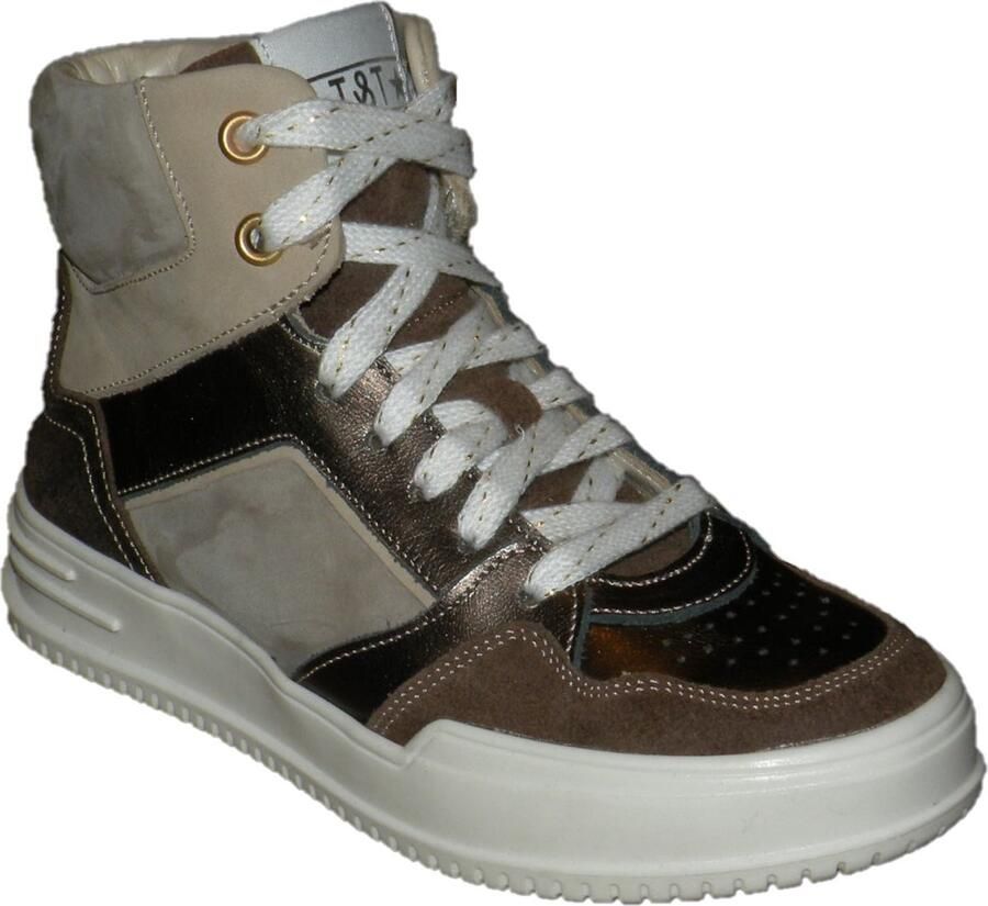 Twins 322701~~~~~~~~~~~~~~~~~~~~~~~~ MeisjesHalf-hoogKindersneakers Wit beige - Foto 3