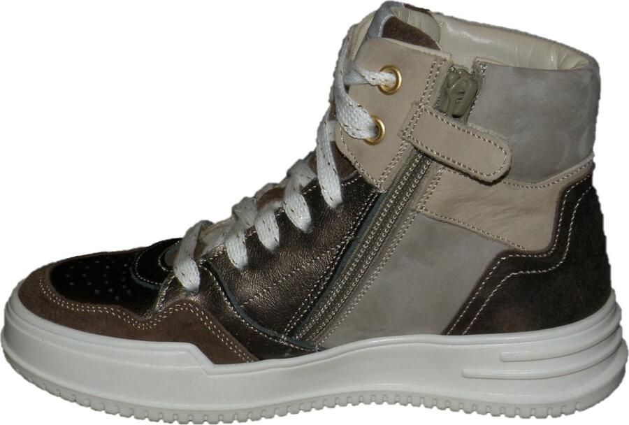 Twins 322701~~~~~~~~~~~~~~~~~~~~~~~~ MeisjesHalf-hoogKindersneakers Wit beige - Foto 5