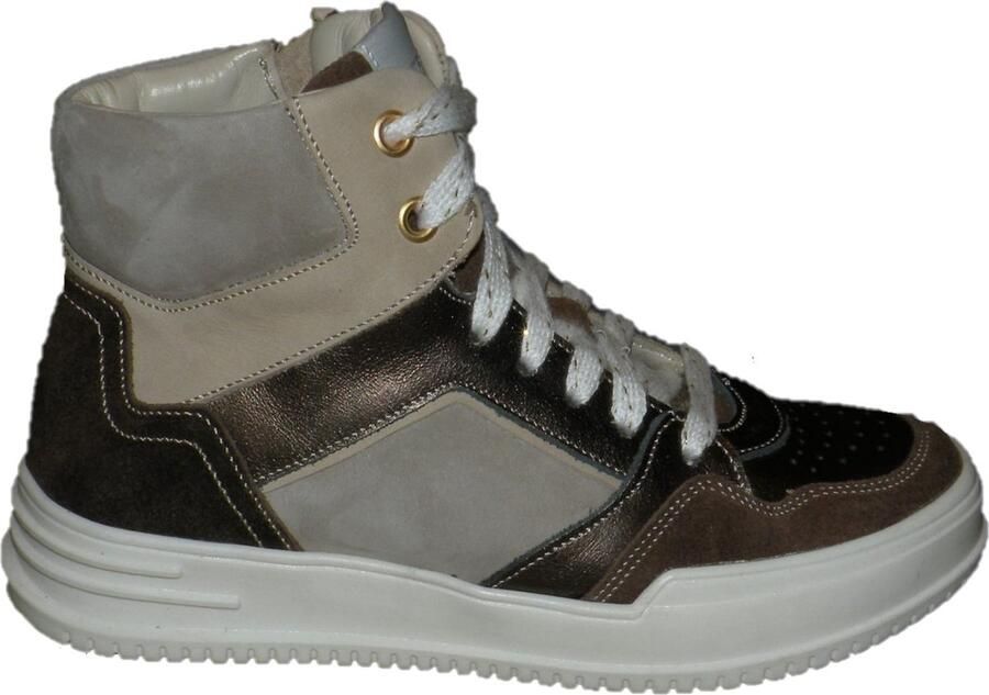 Twins 322701~~~~~~~~~~~~~~~~~~~~~~~~ MeisjesHalf-hoogKindersneakers Wit beige - Foto 4