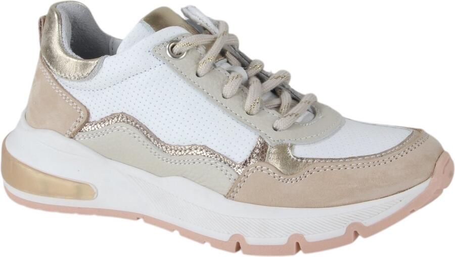Twins 325157-206W2 meisjes veterschoenen beige