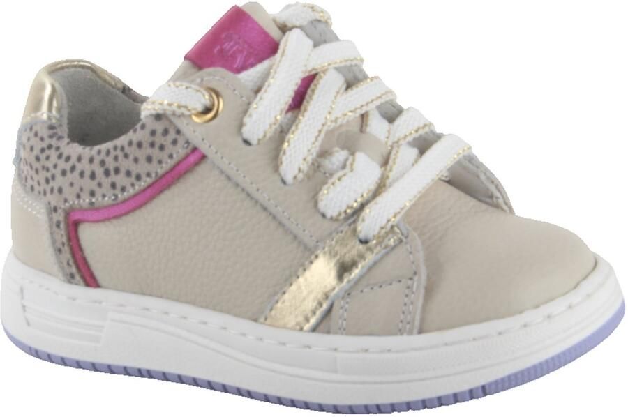 Twins 326116-501W5 meisjes veterschoenen beige