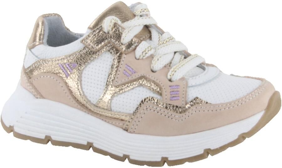 Twins 326140-500W2 meisjes veterschoenen beige