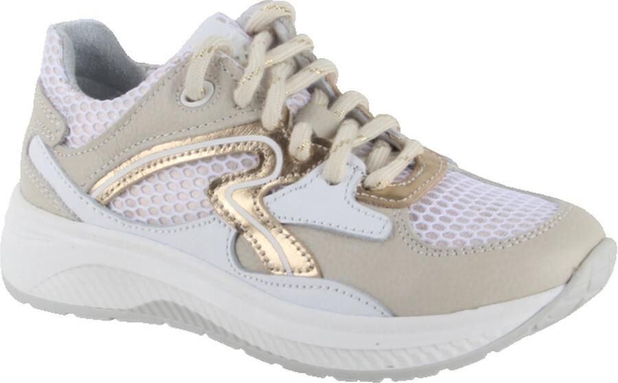 Twins 326141-501W5 meisjes veterschoenen beige