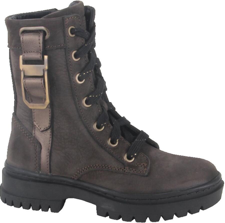 Twins 326646-119W2 meisjes veterboots bruin