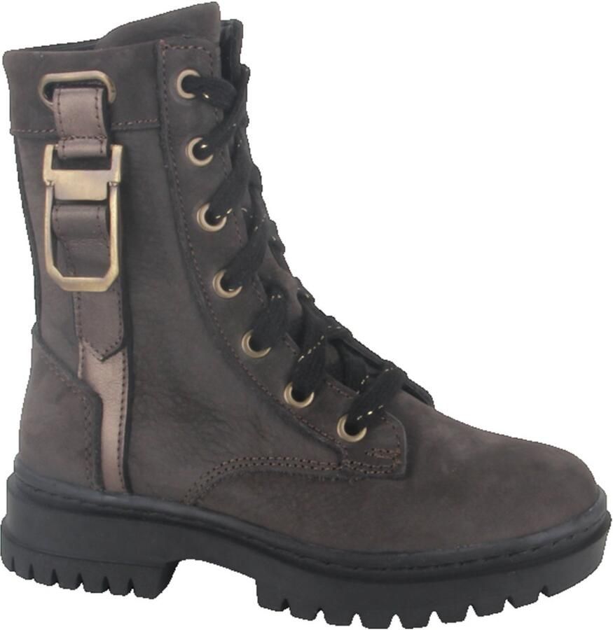 Twins 326646-119W5 meisjes veterboots bruin