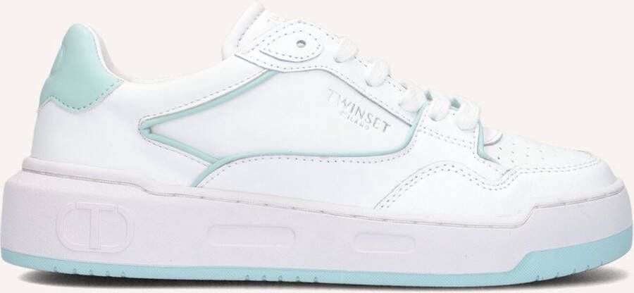 TWINSET MILANO Lage Sneakers Dames 231tcp080 Maat: 38 Materiaal: Leatherlook Kleur: Wit - Foto 3