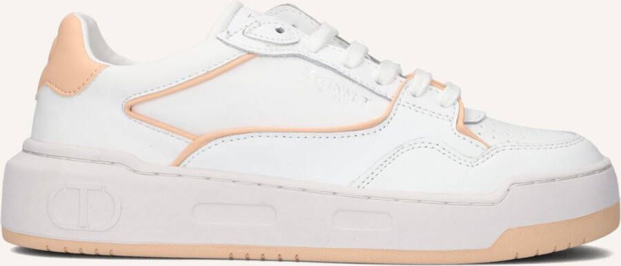 TWINSET MILANO Lage Sneakers Dames 231tcp080 Maat: 37 Materiaal: Leatherlook Kleur: Wit - Foto 2
