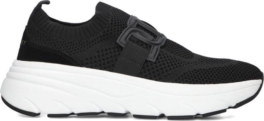 TWINSET MILANO Lage Sneakers Dames 251tcp02g Maat: 35 Materiaal: Textiel Kleur: Zwart
