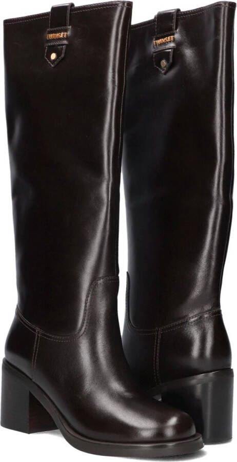 TwinSet Milano 252tcp080 Laarzen Leer Dames Bruin