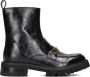 TWINSET MILANO Boots Dames 252tgt082 Maat: 38 Materiaal: Leatherlook Kleur: Zwart - Thumbnail 1