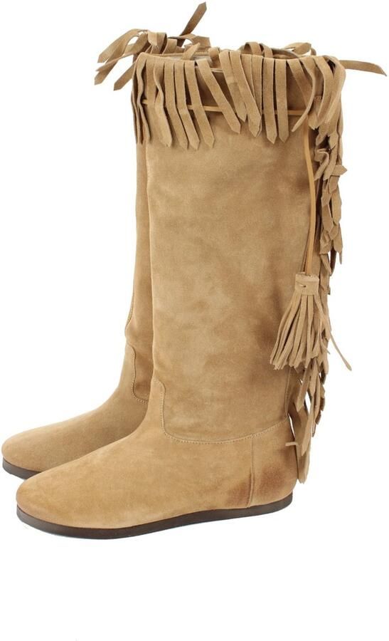 Twinset Beige Dameslaarzen van Simona Barbieri