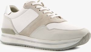 TwoDay leren dames sneakers Zwart Echt leer