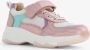TwoDay leren meisjes sneaker wit metallic roze - Thumbnail 4