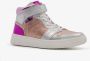 TwoDay meisjes sneakers met metallic details Roze Echt leer - Thumbnail 1