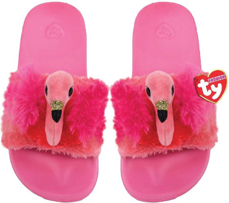 Ty # #Fashion #Slippers #Flamingo -34 #Slippers #flipflops #Blue #schoenen #teenslets #badslippers #shoes #knuffel #sloffen #kids - Foto 1