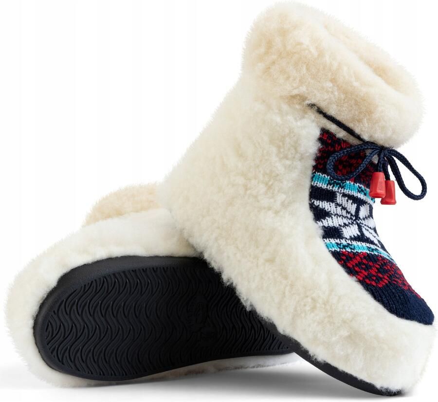 Tylbut Warme Wolle Pantoffels Dames Over de Enkel