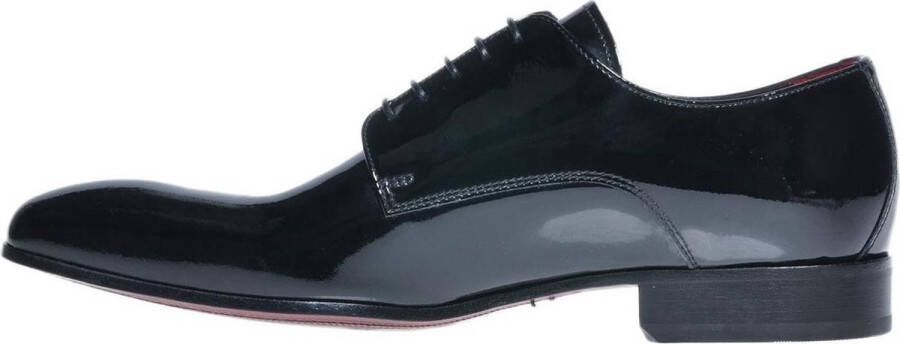 U Design Lakschoenen heren gala schoenen zwart