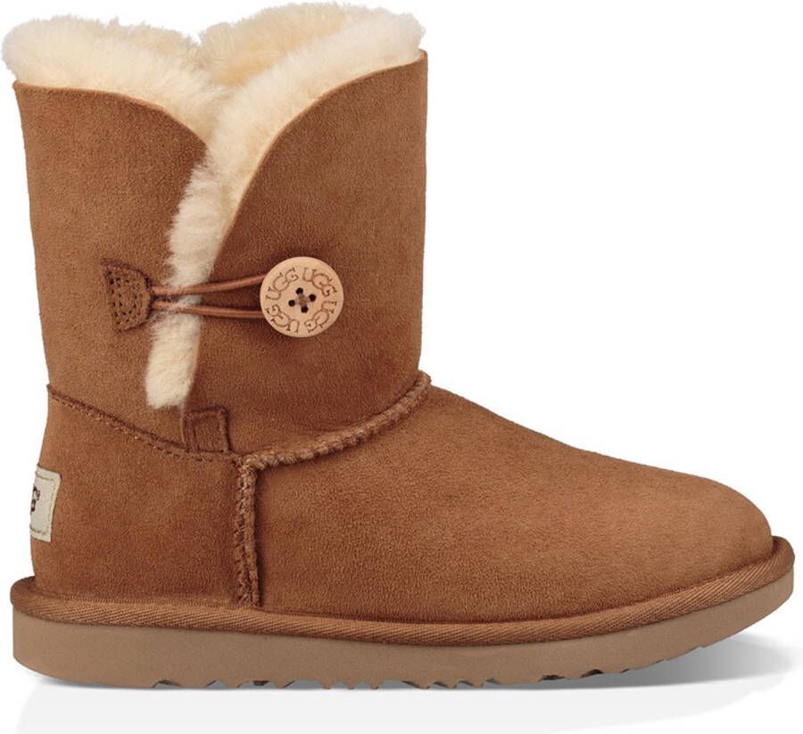 UGG BAILEY BUTTON II W Volwassenen Gevoerde laarzen Kleur Cognac