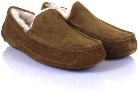 UGG Pantoffels Heren Ascot Maat: 42 Materiaal: Suède Kleur: Cognac - Foto 3