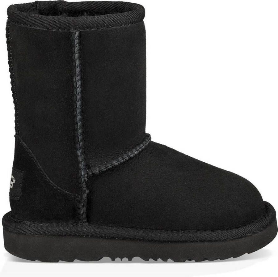 Ugg Classic ll suède enkelboots zwart Suede Effen 32.5 - Foto 4