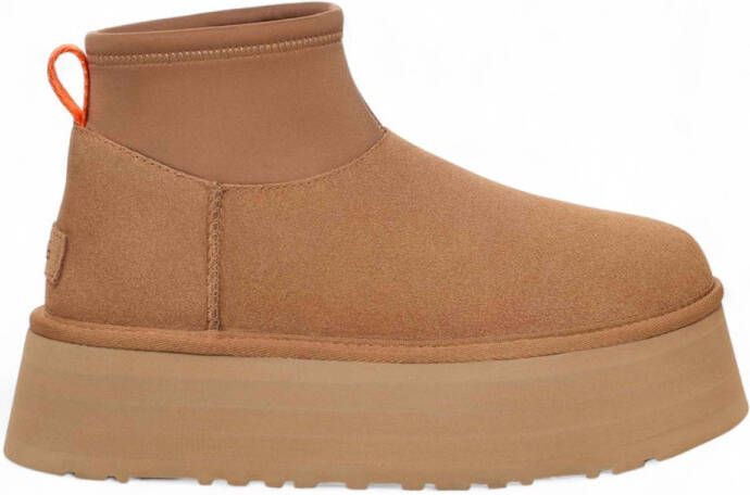 UGG Plateaulaarsjes CLASSIC MINI DIPPER instap boots winterlaarzen snowboots met plateauzool