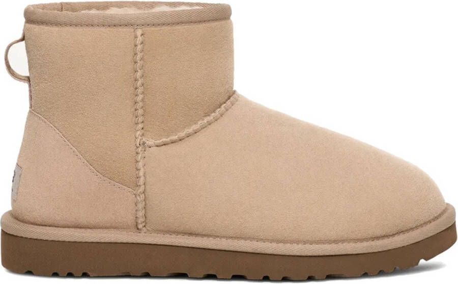 UGG Boots zonder sluiting Classic Mini II comfortabele schoen vrijetijdsschoen in twinface-design