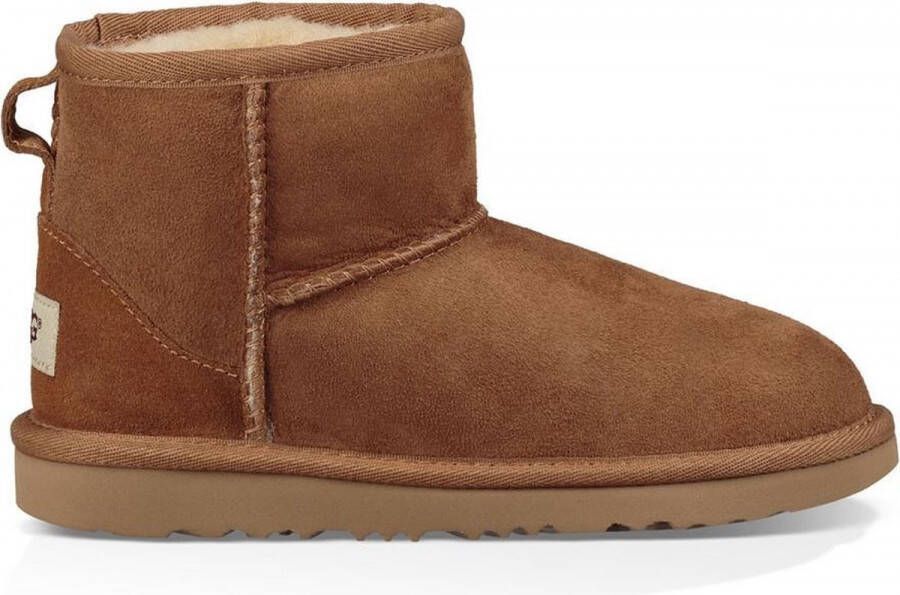 Ugg Classic Mini II suède enkelboots camel Bruin Suede 33.5 - Foto 4