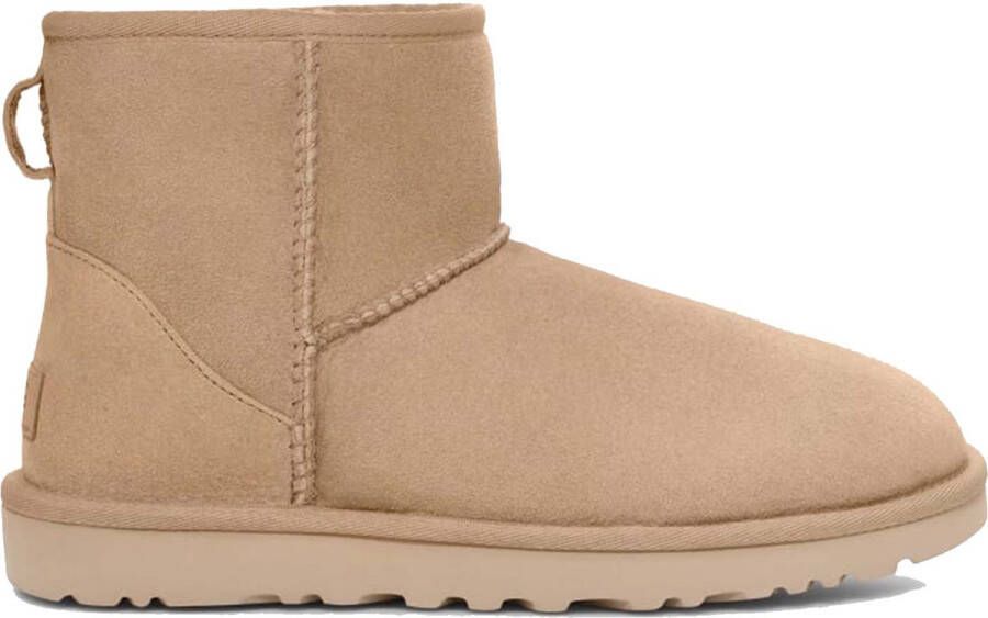UGG Boots zonder sluiting Classic Mini II comfortabele schoen vrijetijdsschoen in twinface-design