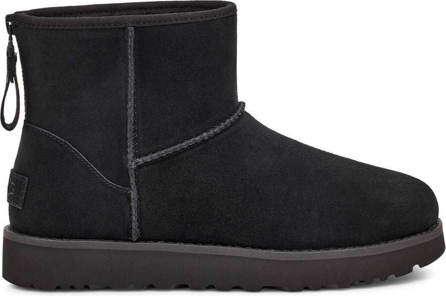 UGG Winterlaarzen Classic Mini Logo Zip met ritssluiting bij de hiel