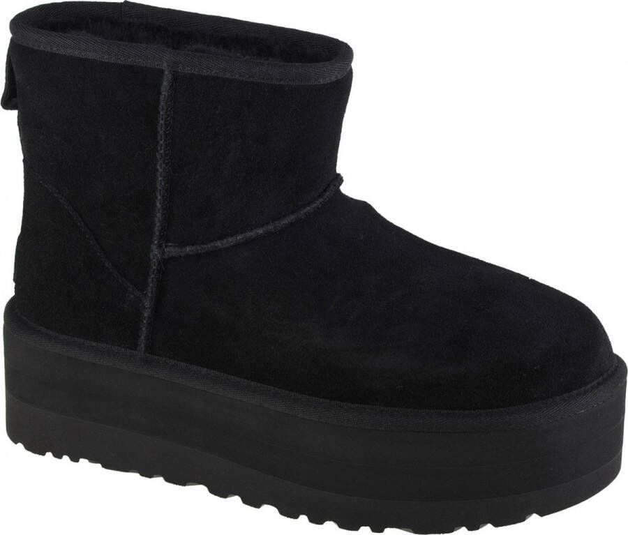 UGG Plateaulaarsjes Classic Mini Platform winterboots plateau laarzen instap laarzen om in te stappen