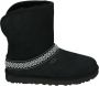 UGG CLASSIC SHORT CRESCENT W SnowbootsGevoerde laarzenDames laarzen Zwart - Thumbnail 1