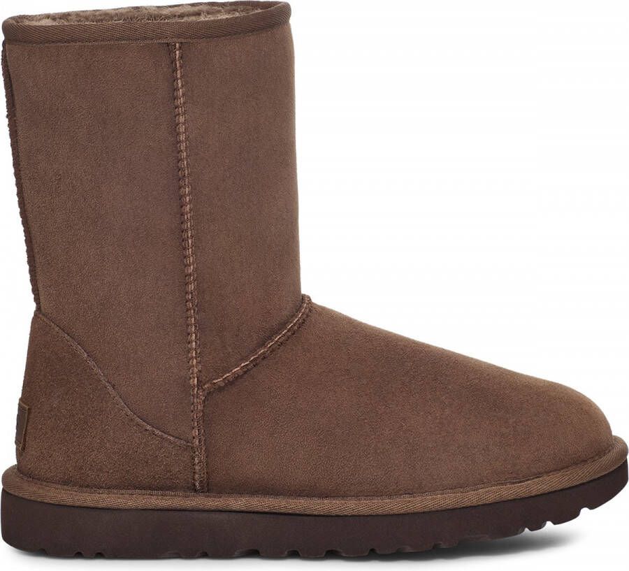 Ugg Koffiebruine Classic Short II Suède Laarzen Brown Dames